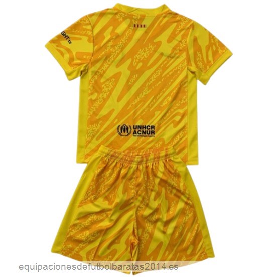 Nuevo Portero Conjunto De Hombre Barcelona 24/25 Amarillo Baratas